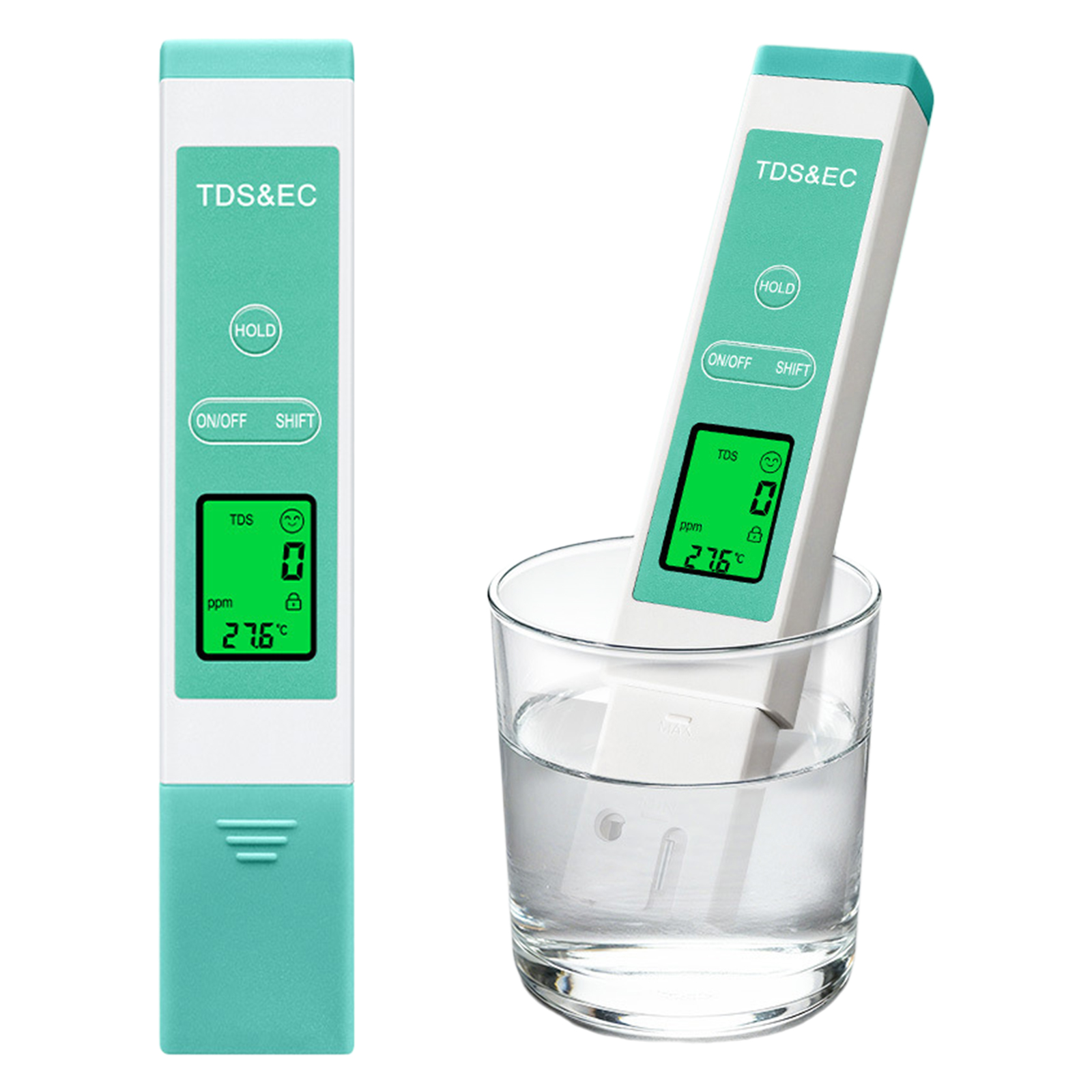 Tools Quality - Draagbare 3-in-1 waterkwaliteittester LCD digitale slimme