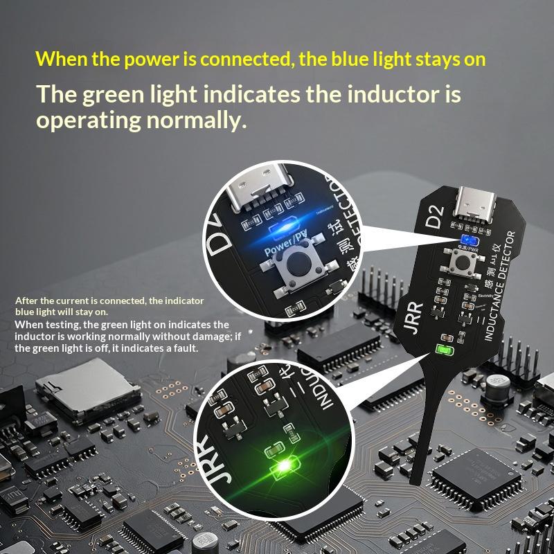 Workshop Tools Types - V2.0 Type-C inductietester Zeer nauwkeurig inspectietool