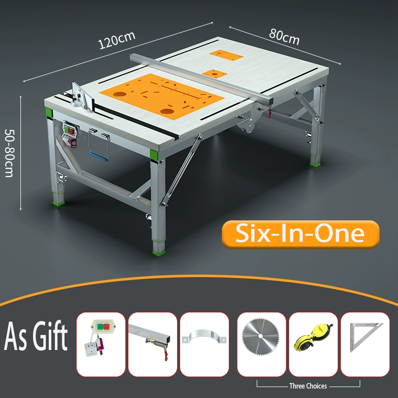 Workbench Portable Fold - Multifunctionele houtbewerkingswerkbank Draagbare opvouwbare werkbank Houtbewerkingszaagtafel