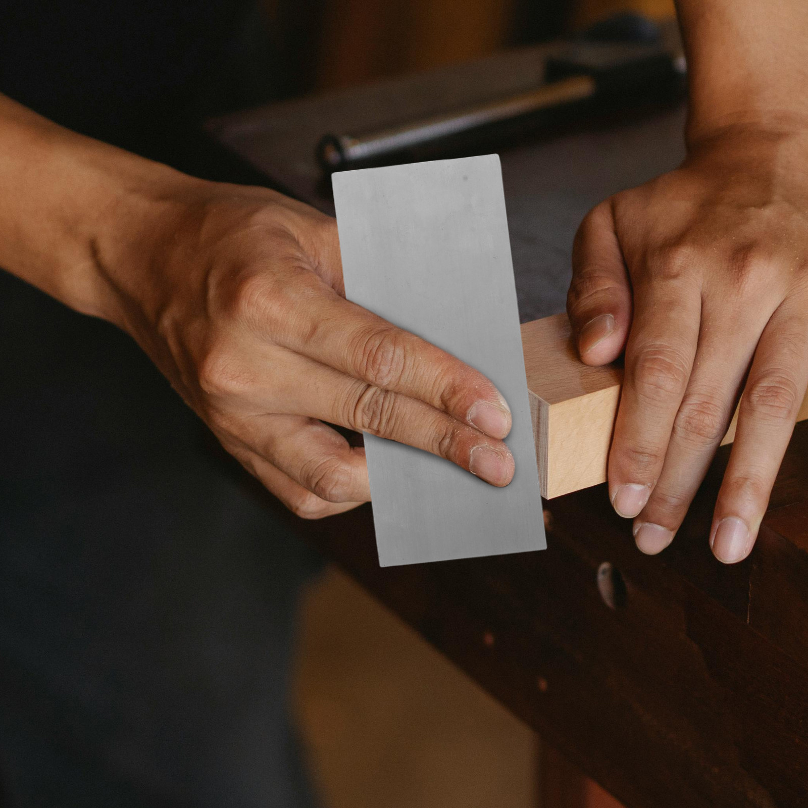 Card Scraper Cabinet - 6-delige houtbewerkingsgereedschapset met meerdere vormen, precisiekaartschraper