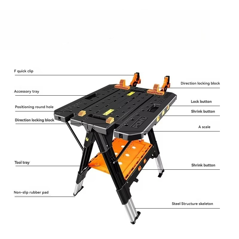 Draagbare opklapbare werktafel - Workbench Portable Fold recensie en prijs