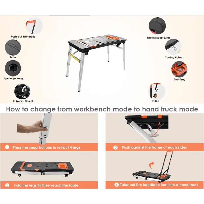 7-in-1 Multifunctionele Opvouw - Workbench Portable Fold recensie en prijs