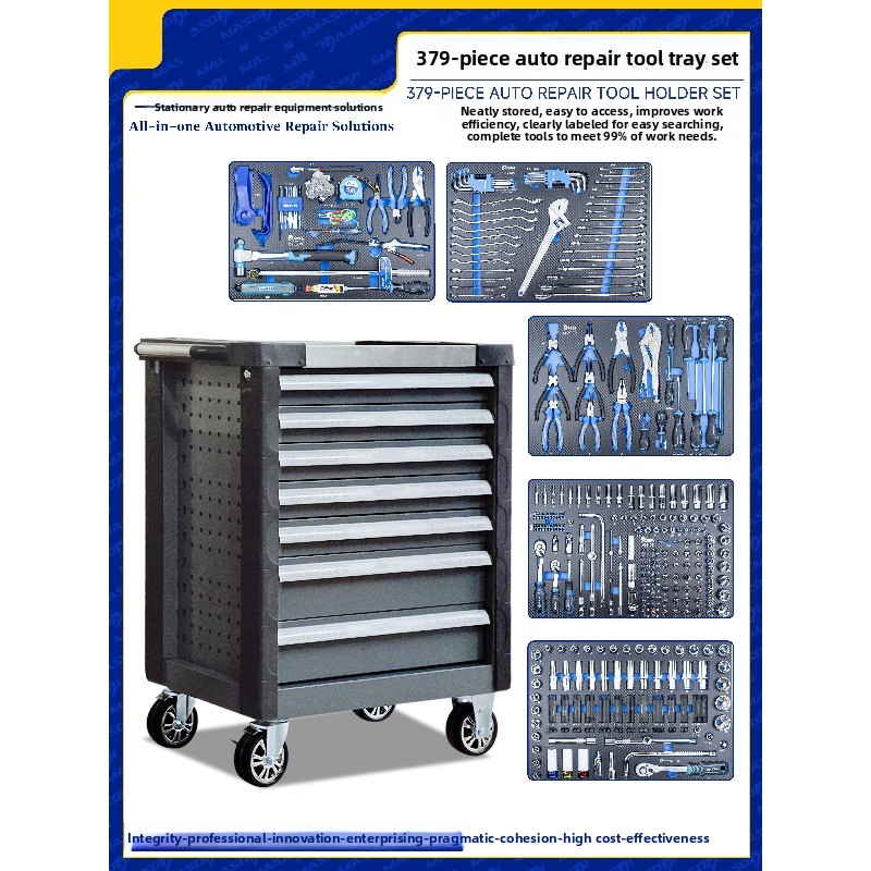 379-delige autoreparatiegereed - Workshop Tools Types recensie en prijs