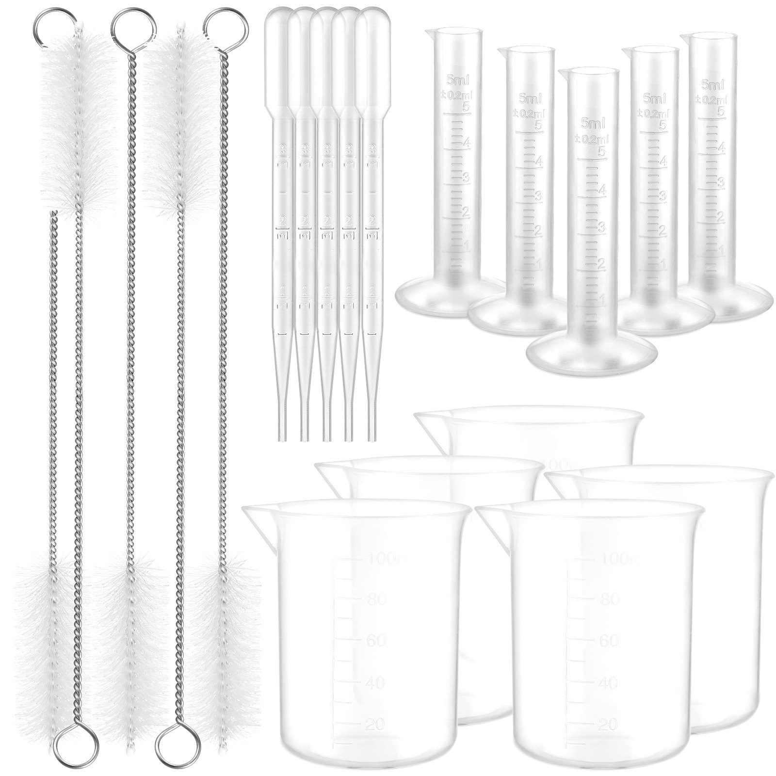 1 set plastic metrische cilind - Tools Youtube recensie en prijs