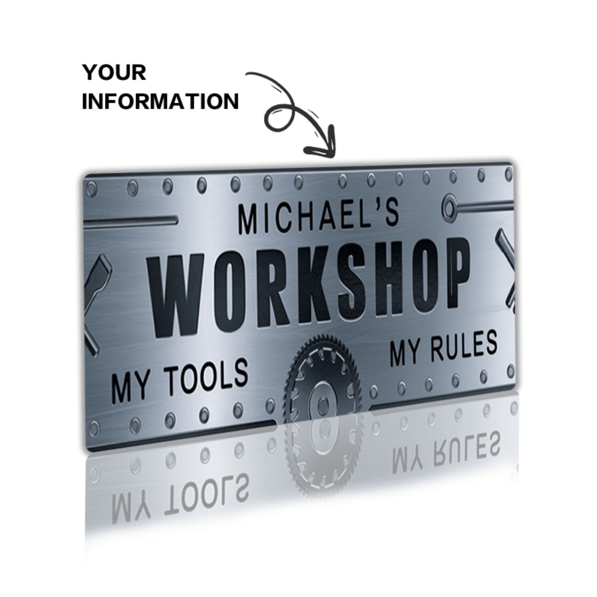Gepersonaliseerde Naam Worksho - Workshop Tools And Names recensie en prijs