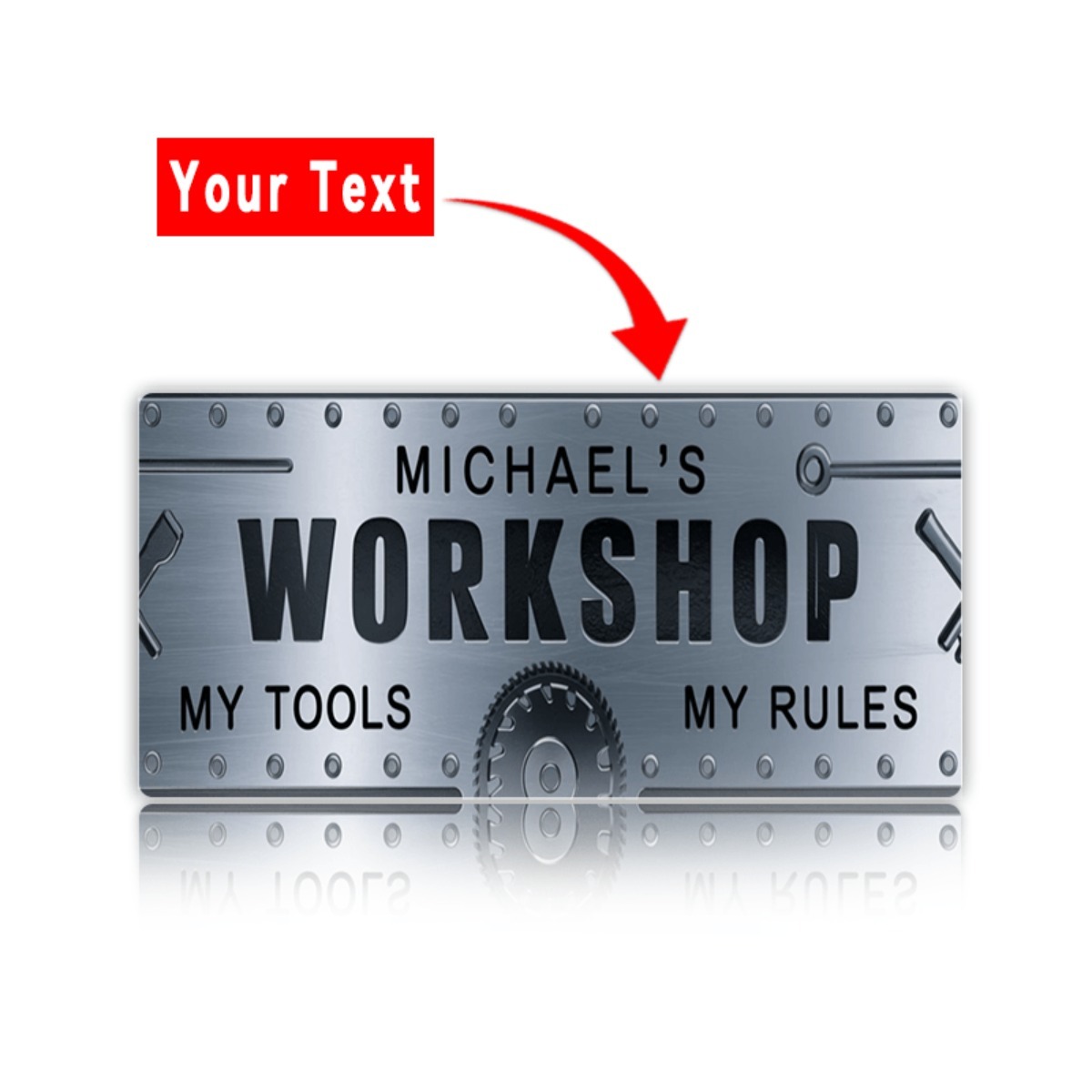 Gepersonaliseerde Naam Worksho - Workshop Tools And Names recensie en prijs