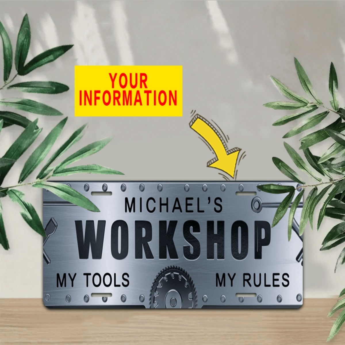 Gepersonaliseerde Naam Worksho - Workshop Tools And Names recensie en prijs