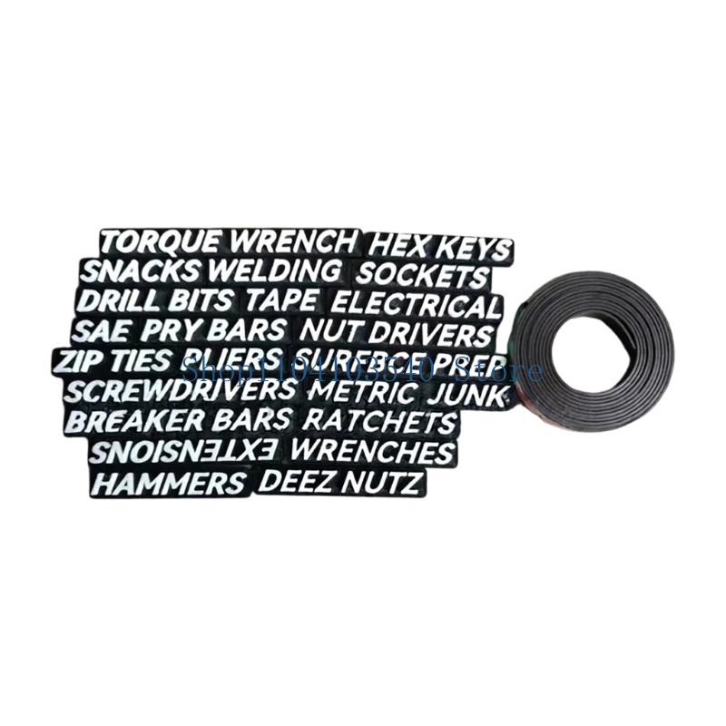 02DC Garage Tool Labels Zelfkl - Workshop Tools And Names recensie en prijs
