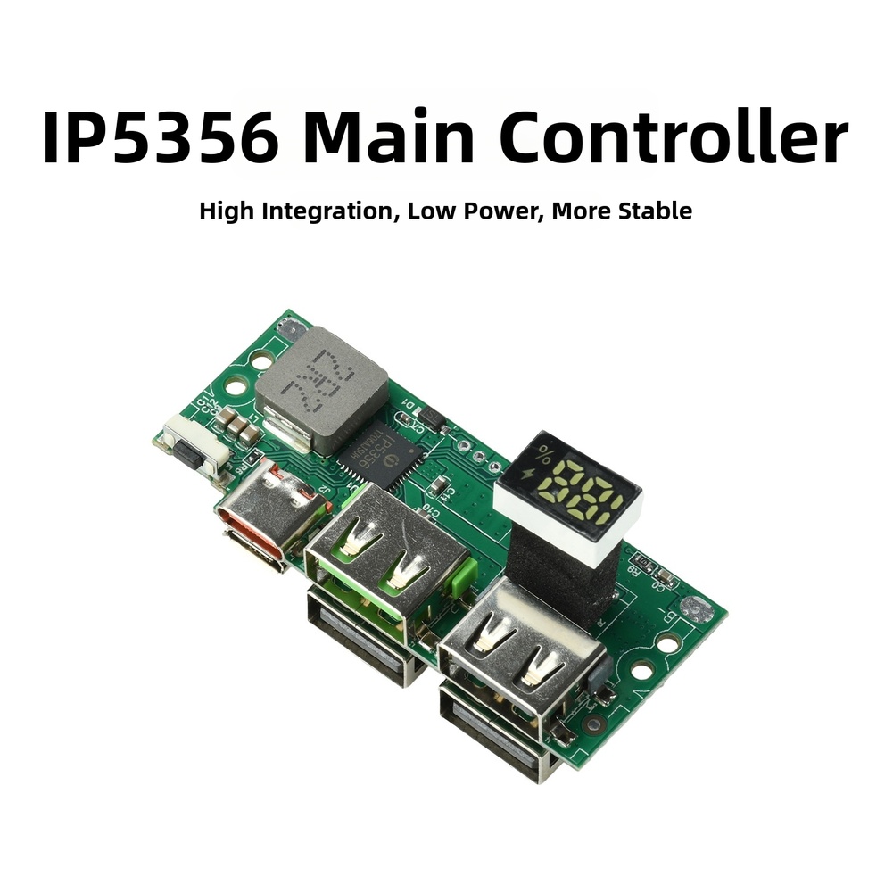 IP5356 snellaadmodule met digi - Tools Qc recensie en prijs