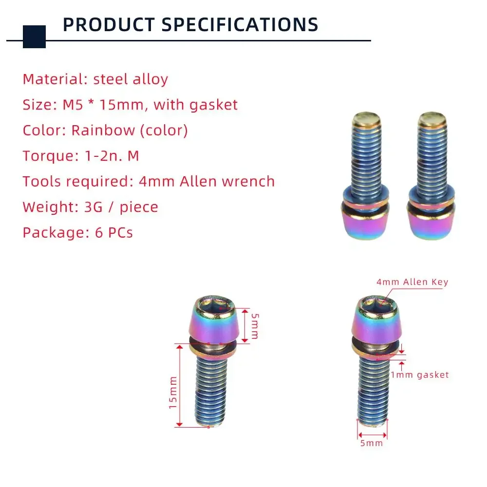 TANKE 6 stks M5 * 18 15mm Bout - Screw Organizer Kit recensie en prijs