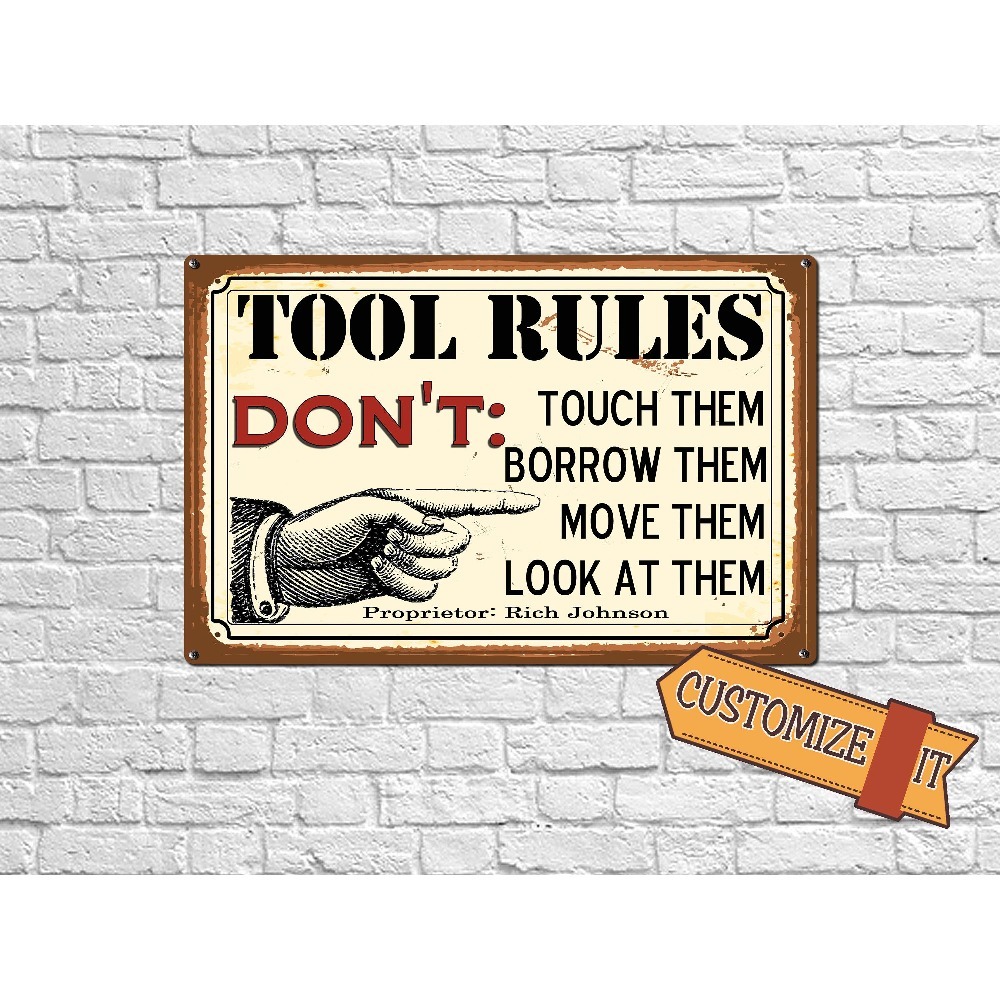 1 stuk aanpasbare metalen plaa - Workshop Tools And Names recensie en prijs