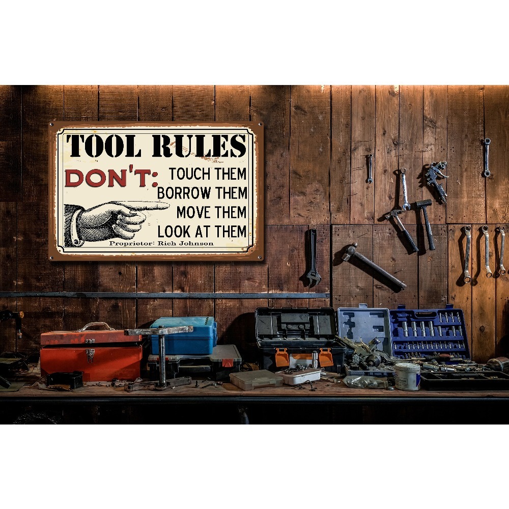 1 stuk aanpasbare metalen plaa - Workshop Tools And Names recensie en prijs