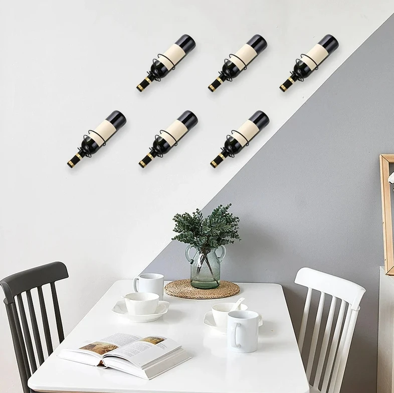 Set van 6 wandgemonteerde wijn - Screw Organizer Kit recensie en prijs