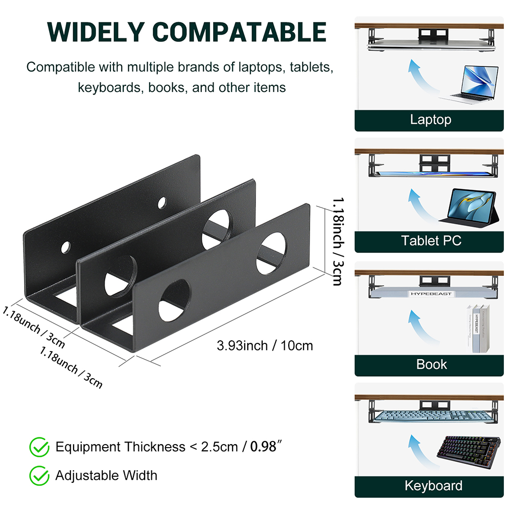 Onder bureau dubbeldekker lapt - Screw Organizer Kit recensie en prijs