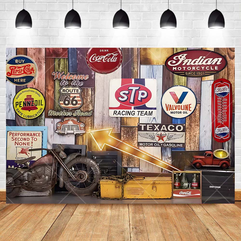 Retro motorfiets auto reparati - Workshop Tools Photos recensie en prijs